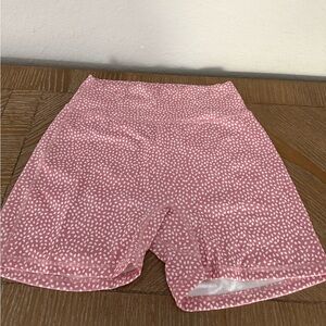 BuffBunny Pink and White bossy shorts